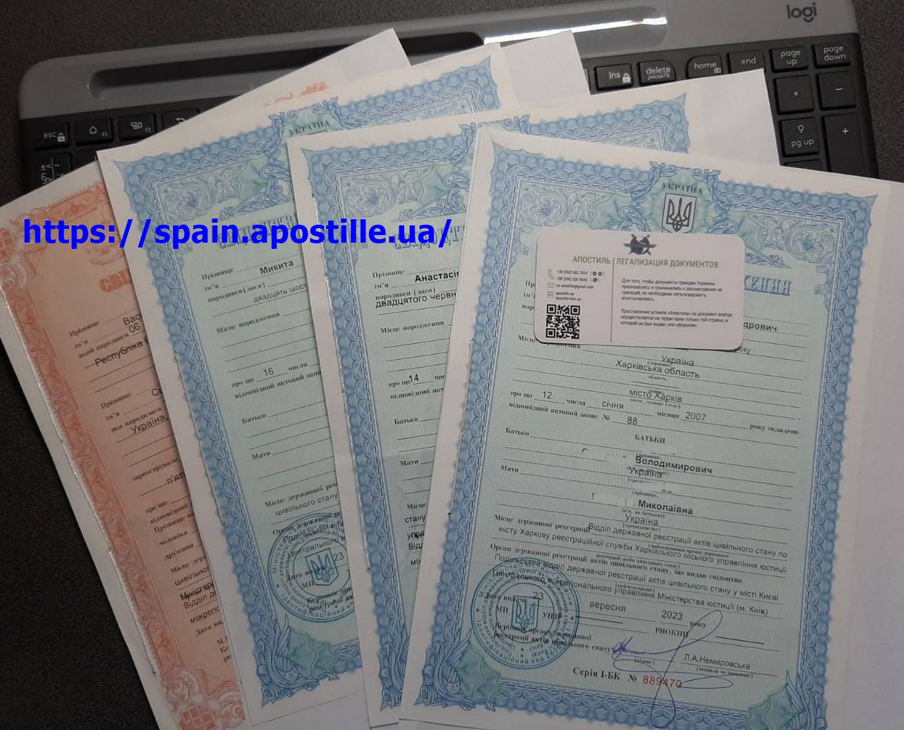 Документы ЗАГСА Украины